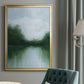 Mossy Reflections I - Modern Framed Canvas Print