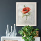 Linen Poppy - Premium Canvas Framed in Barnwood - Ready to Hang