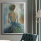 Lady in Blue -  Framed Canvas Print