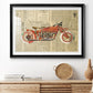 Vintage Red Premium Framed Print - Ready to Hang