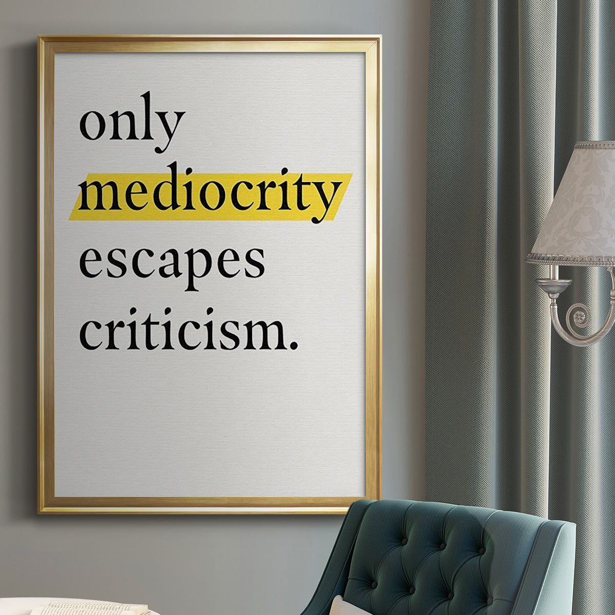 Bro-Inspo II - Modern Framed Canvas Print