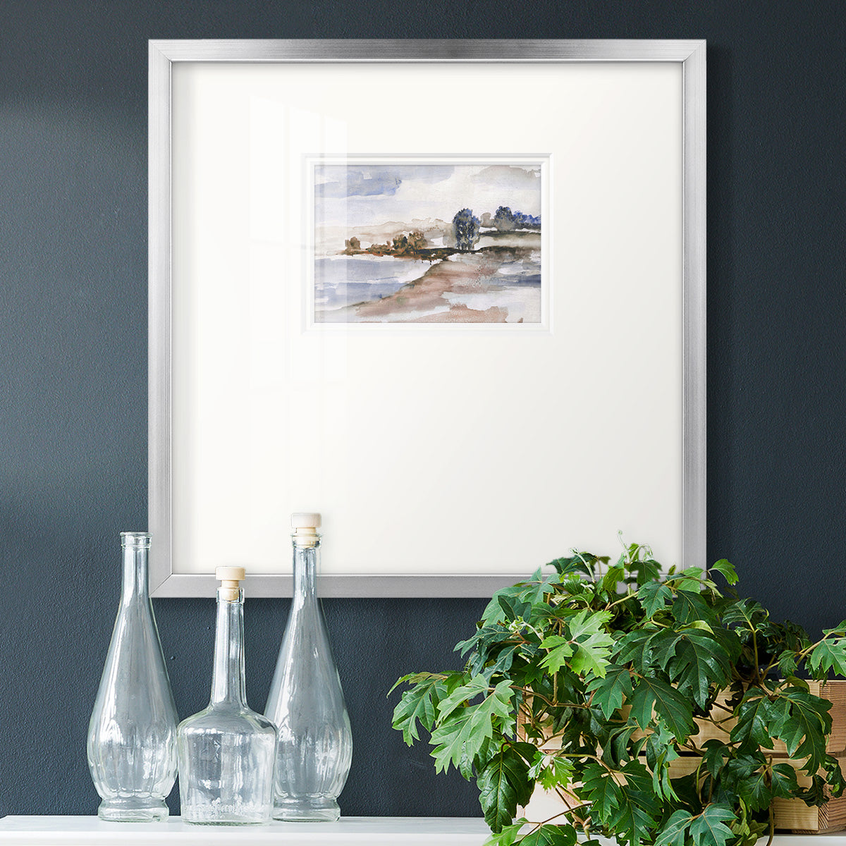 Mountain Cove Premium Framed Print Double Matboard