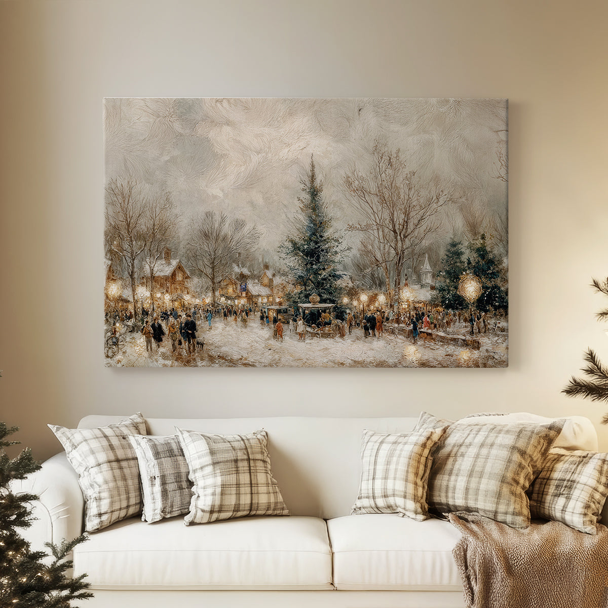 Sleigh of Honeyed Blessing - Canvas Art Print