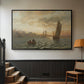 View from the Oslofjord, 1866 - Floater Framed Canvas Print