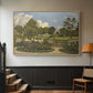 The Painter's Garden at Saint-Privé, 1886 - Floater Framed Canvas Print