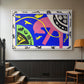 The Horse, the Rider and the Clown, from Jazz, 1947 - Floater Framed Canvas Print