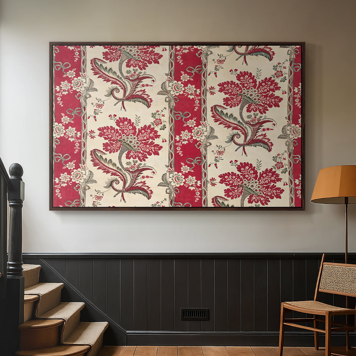 The Flowering Cornucopia (La Corne Fleurie), c. 1789-1850 - Floater Framed Canvas Print