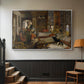 The Harem, 1876 - Floater Framed Canvas Print