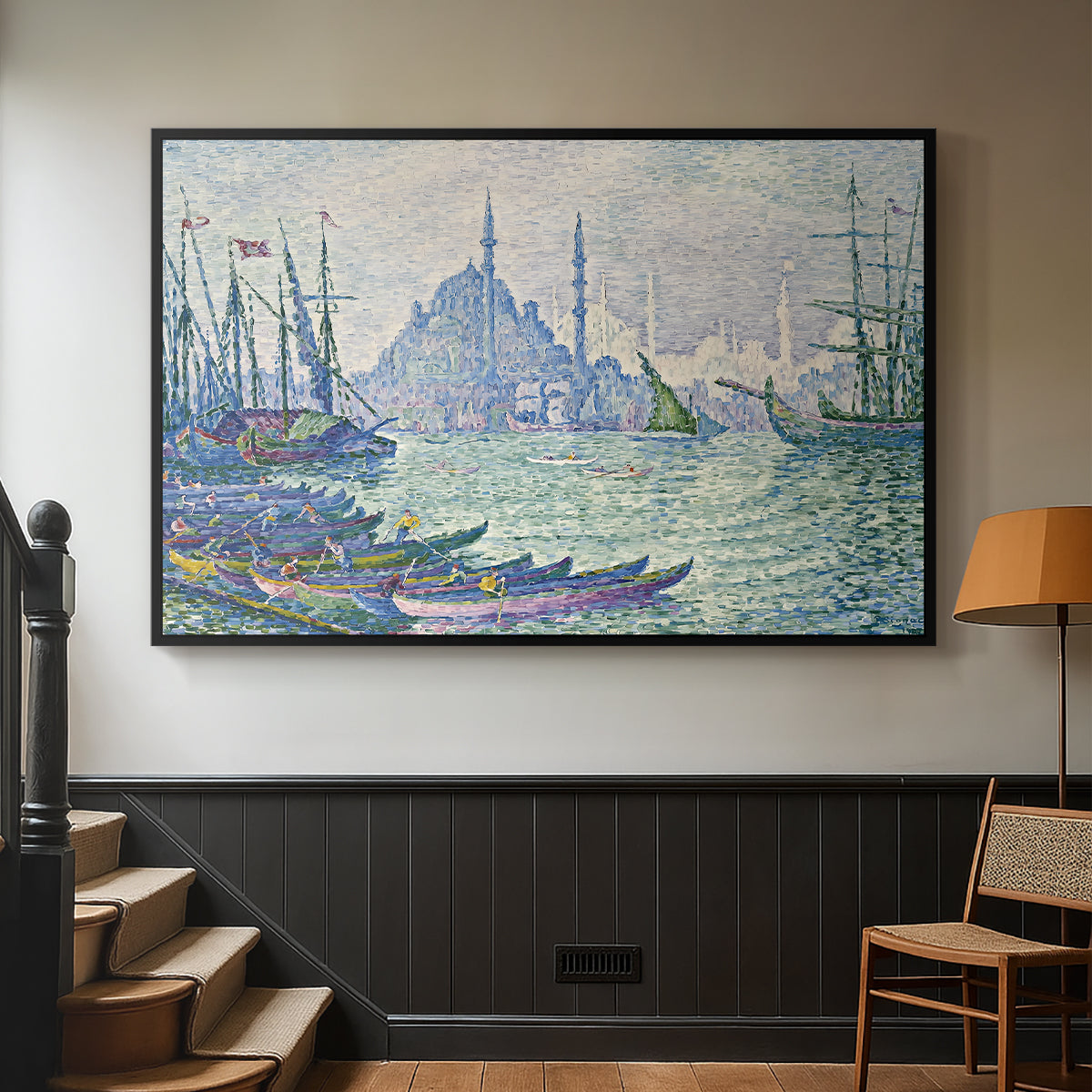 The Golden Horn, Minarets, 1907 - Floater Framed Canvas Print
