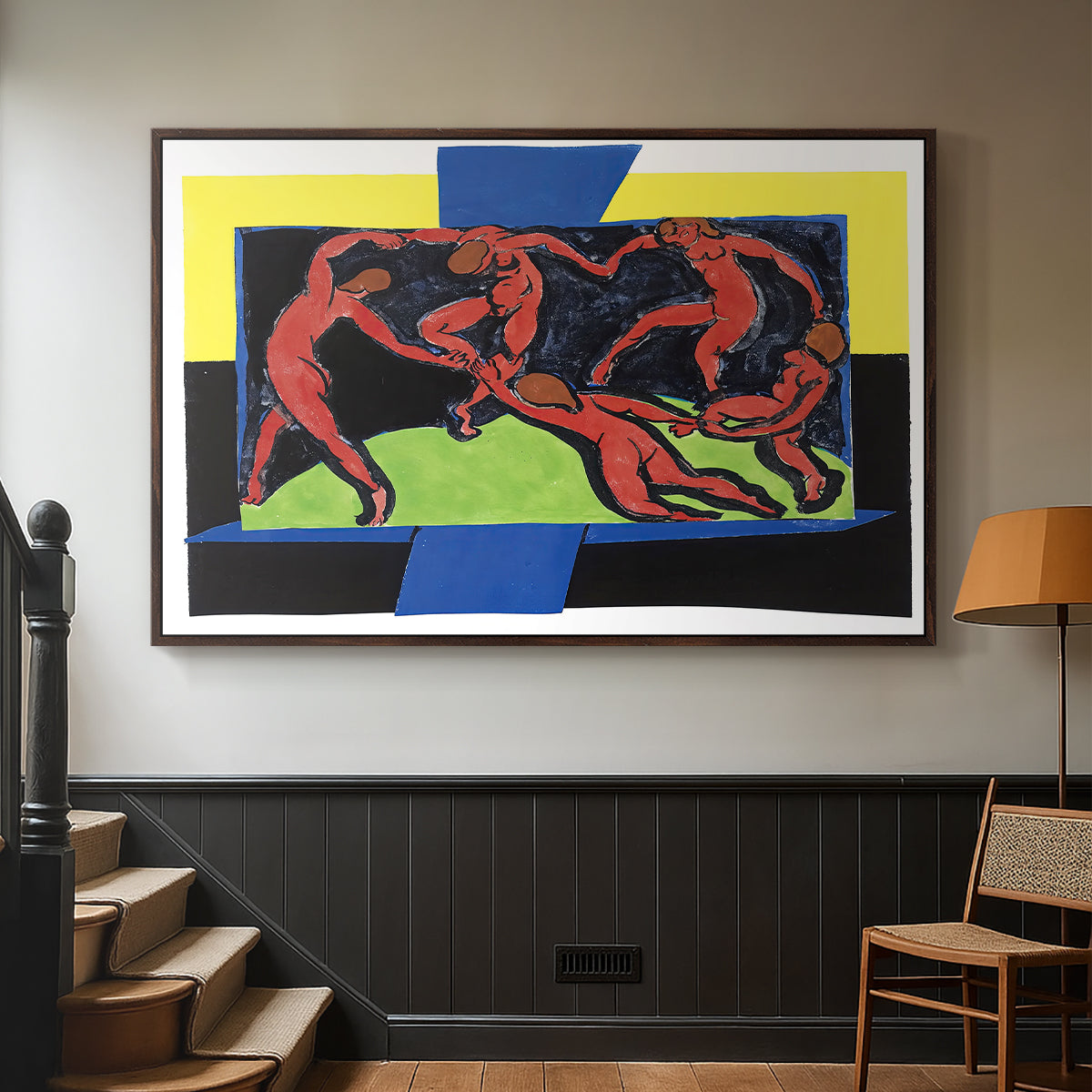 The Dance (La Danse), 1939 - Floater Framed Canvas Print