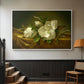 Magnolias on Gold Velvet Cloth, c. 1888-1890 - Floater Framed Canvas Print