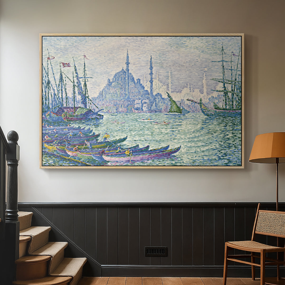 The Golden Horn, Minarets, 1907 - Floater Framed Canvas Print