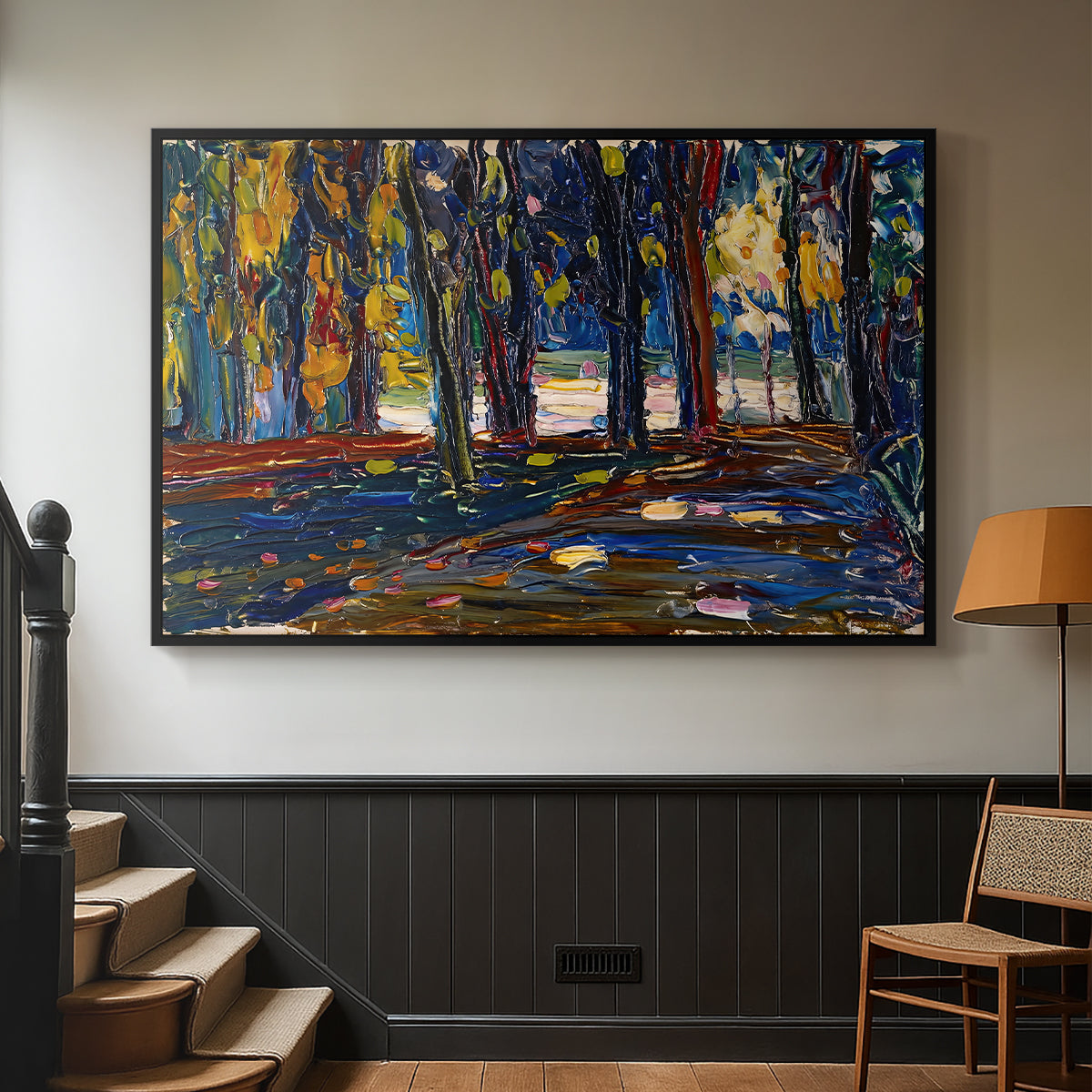Autumn Study, 1908 - Floater Framed Canvas Print