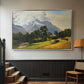 Mountains in Berchtesgaden - Floater Framed Canvas Print