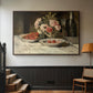 Strawberries and Champagne, c. 1881-1885 - Floater Framed Canvas Print