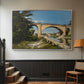 The Railroad Bridge at Briare, 1888 - Floater Framed Canvas Print