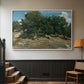 Fontainebleau: Oak Trees at Bas-Bréau, c. 1830-1835 - Floater Framed Canvas Print