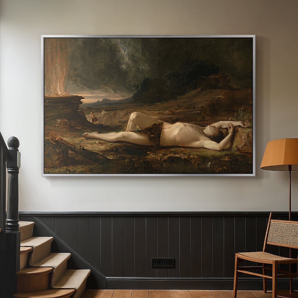 The Dead Abel, 1832 - Floater Framed Canvas Print