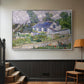 Houses in Auvers, 1890 - Floater Framed Canvas Print
