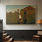A Temperance Meeting, 1874 - Floater Framed Canvas Print