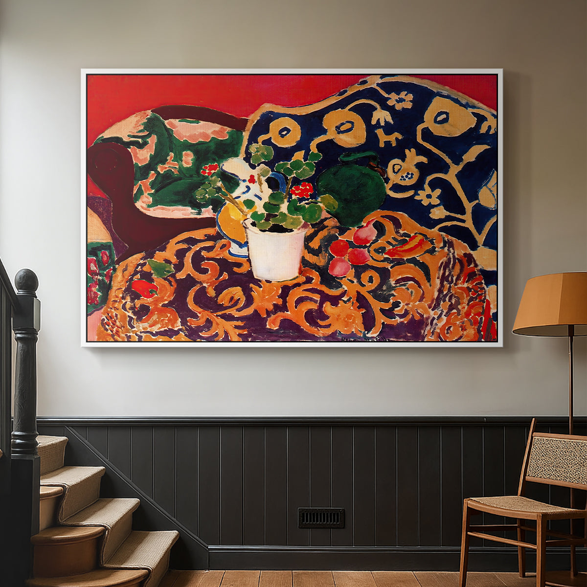 Spanish Still Life, c. 1910 - Floater Framed Canvas Print