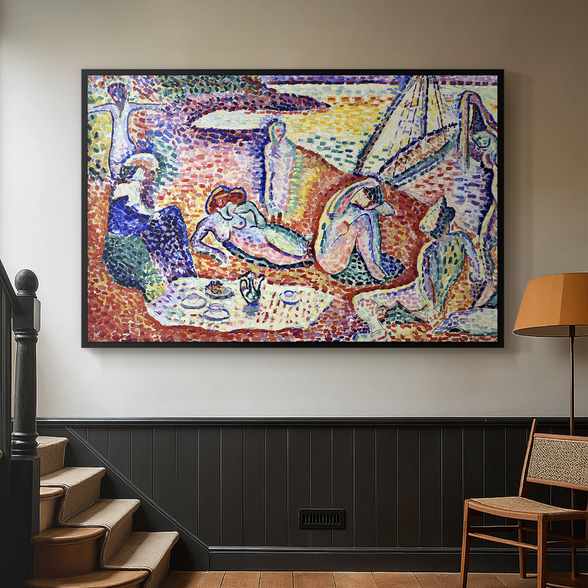 Luxe, Calme et Volupté, 1904 - Floater Framed Canvas Print
