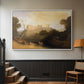 Linlithgow Palace, c. 1807 - Floater Framed Canvas Print