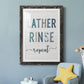 Lather Rinse Repeat - Premium Framed Print - Distressed Barnwood Frame - Ready to Hang