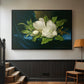 Giant Magnolias on a Blue Velvet Cloth, c. 1890 - Floater Framed Canvas Print