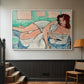 Nude in a Bathrobe (Nu au peignoir), 1941 - Floater Framed Canvas Print