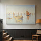 Concarneau, Quiet Morning, Opus 219, 1891 - Floater Framed Canvas Print