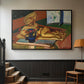 Sculpture and Persian Vase (The Bronze Figure), 1908 - Floater Framed Canvas Print