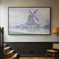 Mill of Edam (Moulin d'Edam), 1896 - Floater Framed Canvas Print