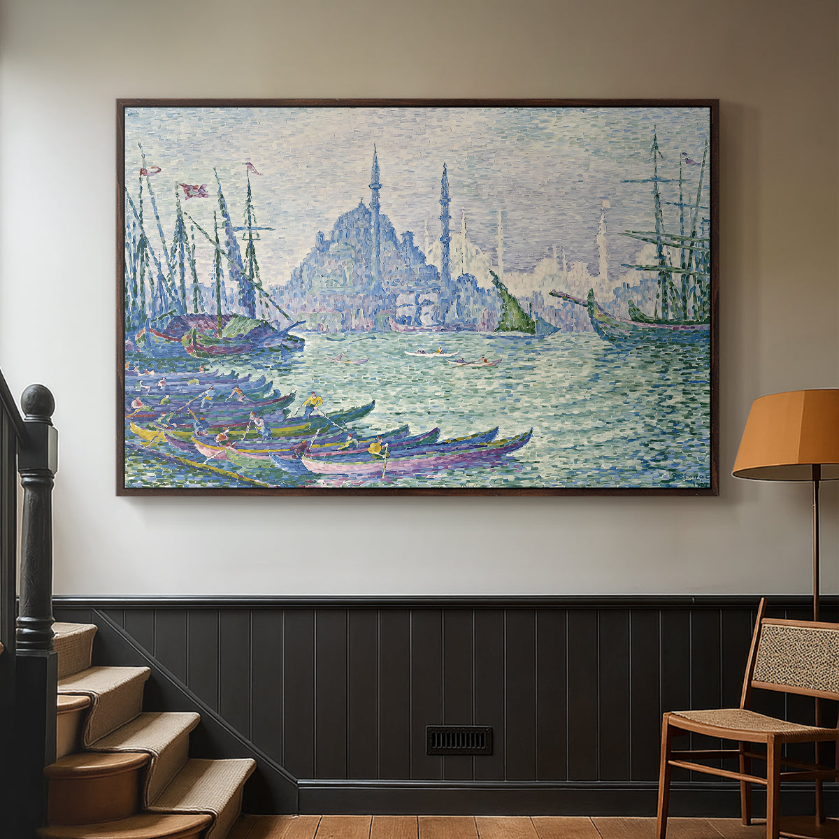 The Golden Horn, Minarets, 1907 - Floater Framed Canvas Print