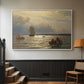 From the Inlet of Oslo, 1874 - Floater Framed Canvas Print
