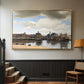 View of Delft, c. 1660-1661 - Floater Framed Canvas Print