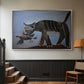 Cat Catching a Bird, 1939 - Floater Framed Canvas Print