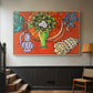 Still Life with a Magnolia (Nature morte au magnolia), 1941 - Floater Framed Canvas Print