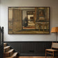 Interior of the Terninck Institution in Antwerp, 1884 - Floater Framed Canvas Print