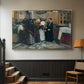 Kissing the Relic, 1893 - Floater Framed Canvas Print