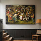 The Wedding Dance, c. 1566 - Floater Framed Canvas Print