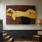 Reclining Nude (Nu couché), 1919 - Floater Framed Canvas Print