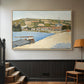 The Riverbank, Les Andelys, 1886 - Floater Framed Canvas Print