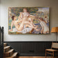 The Large Bathers, 1884-1887 - Floater Framed Canvas Print