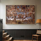 The Last Judgment (Charon's Boat and the Damned), 1536-1541 - Floater Framed Canvas Print