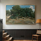 Fontainebleau: Oak Trees at Bas-Bréau, c. 1830-1835 - Floater Framed Canvas Print