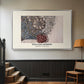 Honeysuckle (Tapestry Collection), 1874 - Floater Framed Canvas Print