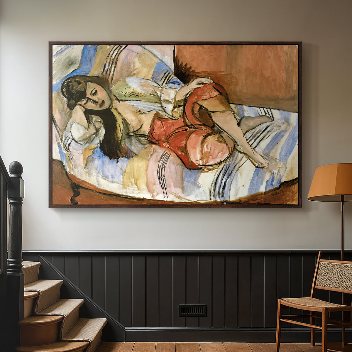Odalisque, 1923 - Floater Framed Canvas Print