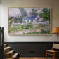 Houses in Auvers, 1890 - Floater Framed Canvas Print