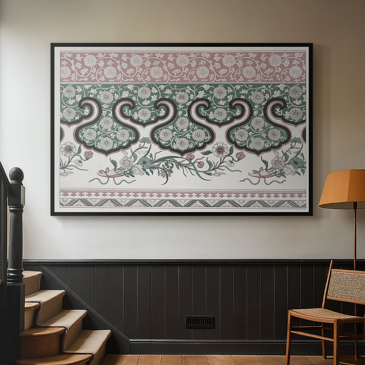 Examples of Chinese Ornament, Pl. LXXVI, 1867 - Floater Framed Canvas Print